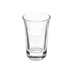Northix Panák - sklo a dřevo - 6 sklenic 