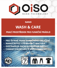 OiSO Nano prací prostředek pro funkční oblečení s aktivním stříbrem WASH & CARE 500 ml