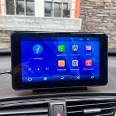CARCLEVER Monitor 7 s Apple CarPlay, Android auto, Mirror link, Bluetooth, micro SD, parkovací kamera (ds-709ca)