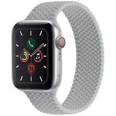 4wrist Elastický silikonový řemínek pro Apple Watch 38/40/41 mm - Grey