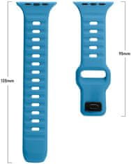 4wrist Silikonový řemínek pro Apple Watch - 42/44/45/49 mm - Light Blue