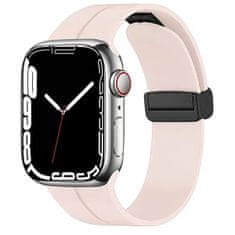 4wrist Silikonový řemínek s magnetickou sponou pro Apple Watch 38/40/41 mm - Pink