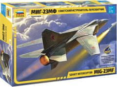 Zvezda Zveda - MIG-23 MF Soviet Interceptor, Model kit letadlo 7225, 1/72