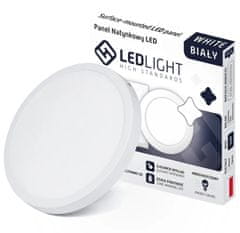 Ledlight 2596 Stropní LED svítidlo 18 W, 1650lm, 3000K (teplá bílá), 21,3 cm bílá