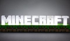 OEM Plastová dekorativní 3D lampa Minecraft: Logo