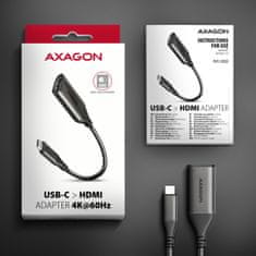 AXAGON RVC-HI2M, USB-C -> HDMI 2.0a redukce / adaptér, 4K/60Hz HDR10