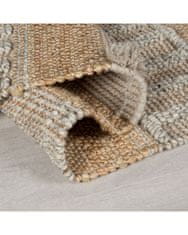 Flair AKCE: 60x230 cm Kusový koberec Jubilant Medina Jute Natural/Grey 60x230