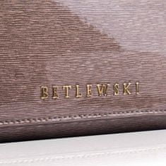 Betlewski Dámská kožená peněženka Zbpd-Bs-513 Grey