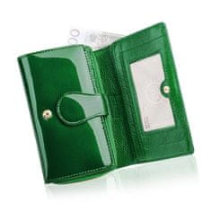 Betlewski Dámská kožená peněženka Zbpd-Bs-513 Green