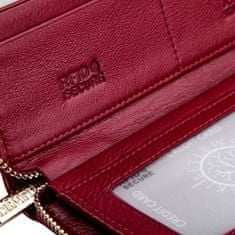 Betlewski Dámská kožená peněženka Zbpd-Bs-5297 Červená