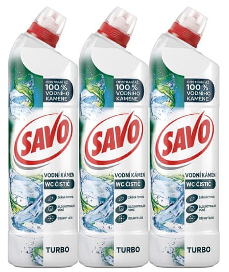 Savo WC Turbo 3 x 700 ml