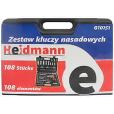 GEKO Sada nástrčných klíčů 108 el G10151