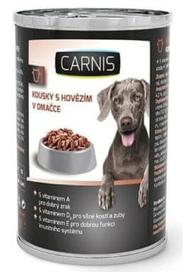 Carnis Konzerva pro psy hovězí 12 x 1240 g