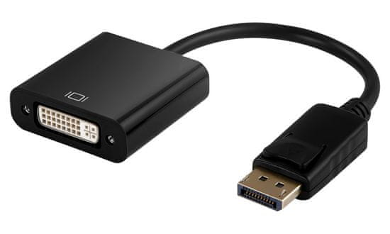 XtendLan Adaptér DisplayPort (M) na DVI (F), 15cm, černý