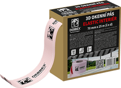 Den Braven 3D okenní pás ELASTIC INTERIÉR 70 mm × 25 m 25 m