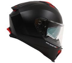 XRC Helma na moto matt black/red vel. 2XL