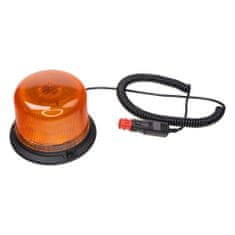 Stualarm LED maják, 12-24V, 16x5W LED oranžový, magnet, ECE R65 (wl822)