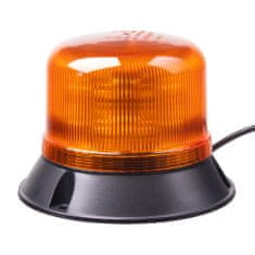 Stualarm LED maják, 12-24V, 16x5W LED oranžový, pevná montáž, ECE R65 (wl822fix)