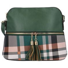 MaxFly Stylová dámská crossbody kabelka Lidiona, zelená