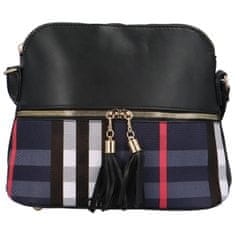 MaxFly Stylová dámská crossbody kabelka Lidiona, černá