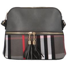 MaxFly Stylová dámská crossbody kabelka Lidiona, šedá