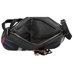 MaxFly Stylová dámská crossbody kabelka Lidiona, černá