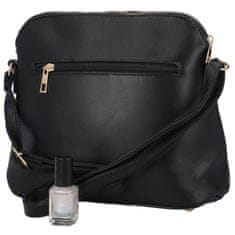 MaxFly Stylová dámská crossbody kabelka Lidiona, černá