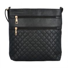 Delami Elegantní dámská crossbody kabelka Ruvena, černá