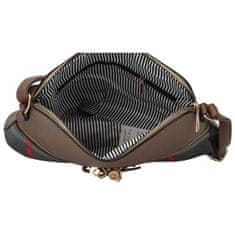 MaxFly Stylová dámská crossbody kabelka Lidiona, tmavě béžová