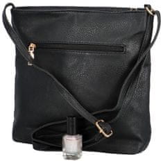 Delami Elegantní dámská crossbody kabelka Ruvena, černá