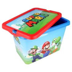 Stor Plastový úložný box SUPER MARIO 7L, 09594