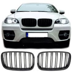 Protec  Přední maska BMW X6 E71 2008-2014, černá lesklá