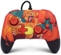 Power A Enhanced Wired Controller, Pokémon: Charizard Vortex (SWITCH) (NSGP0040-02)