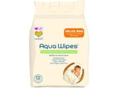 Aqua Wipes BIO Aloe Vera 100% rozložitelné ubrousky, 99% vody, 4x64 ks = 256ks