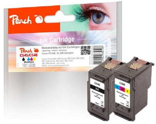 Peach kompatibilní cartridge Canon PG-545/CL-546 MultiPack, black, color, 9.5ml, 13ml