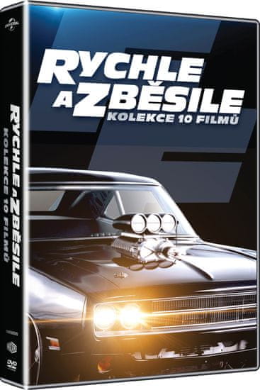 Rychle a zběsile 1-10 (10DVD)