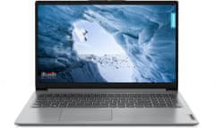 Lenovo IdeaPad 1 15IAU7, šedá (82QD0093CK)