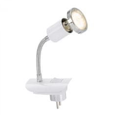 BRILONER BRILONER LED svítidlo do zásuvky, bílá, 1xLED/GU10/3W BRI 2892-016P