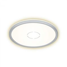 BRILONER BRILONER Slim svítidlo LED panel, pr. 29,3 cm, 2400 lm, 18 W, stříbrná BRI 3391-014