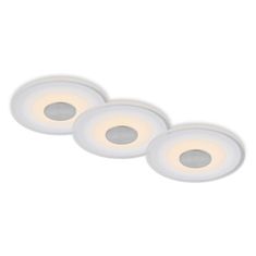 BRILONER BRILONER LED vestavné svítidlo, pr.12 cm, 3x LED, 6 W, 650 lm, hliník IP44 BRI 7043-039