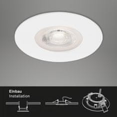 BRILONER BRILONER LED vestavné svítidlo, pr. 9 cm, 5 W, bílé IP44 BRI 7046-016