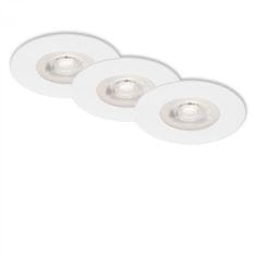 BRILONER BRILONER 3ks sada LED vestavné svítidlo, pr. 9 cm, 5 W, bílé IP44 BRI 7046-036