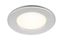 BRILONER BRILONER LED vestavné svítidlo, pr. 11,5 cm, 6 W, matný chrom IP44 BRI 7053-014