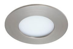 BRILONER BRILONER LED vestavné svítidlo, pr. 8,5 cm, 5 W, matný nikl IP44 BRI 7113-412