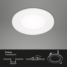 BRILONER BRILONER LED vestavné svítidlo, pr. 8,6 cm, 3 W, bílé BRI 7125-416