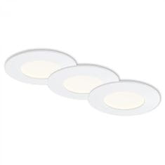 BRILONER BRILONER 3ks sada LED vestavné svítidlo, pr. 8,5 cm, 4,8 W, bílé IP44 BRI 7282-036