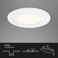 BRILONER BRILONER LED vestavné svítidlo, pr. 8,5 cm, 6 W, bílé IP44 BRI 7282-016