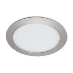 BRILONER BRILONER LED vestavné svítidlo, pr. 17 cm, 12 W, matný nikl IP44 BRI 7286-012