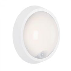 BRILONER BRILONER LED venkovní svítidlo s čidlem, pr. 17 cm, 12 W, bílé IP44 BRILO 3352-016