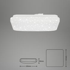 BRILONER BRILONER LED stropní svítidlo hvězdné nebe, 22 cm, 8 W, bílé BRILO 3389-016